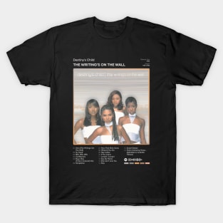 Destiny's Child - The Writing's On The Wall Tracklist Album T-Shirt